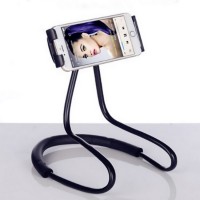 Metal cell phone neck Strap holder colorful lazy desk holder for smart phone